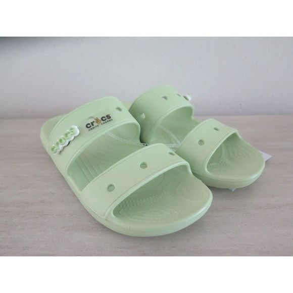 CROCS 206761-335 Men's Sz 6 Women's Sz 8 Lime Green Classic Clog Sandals - Picture 7 of 7